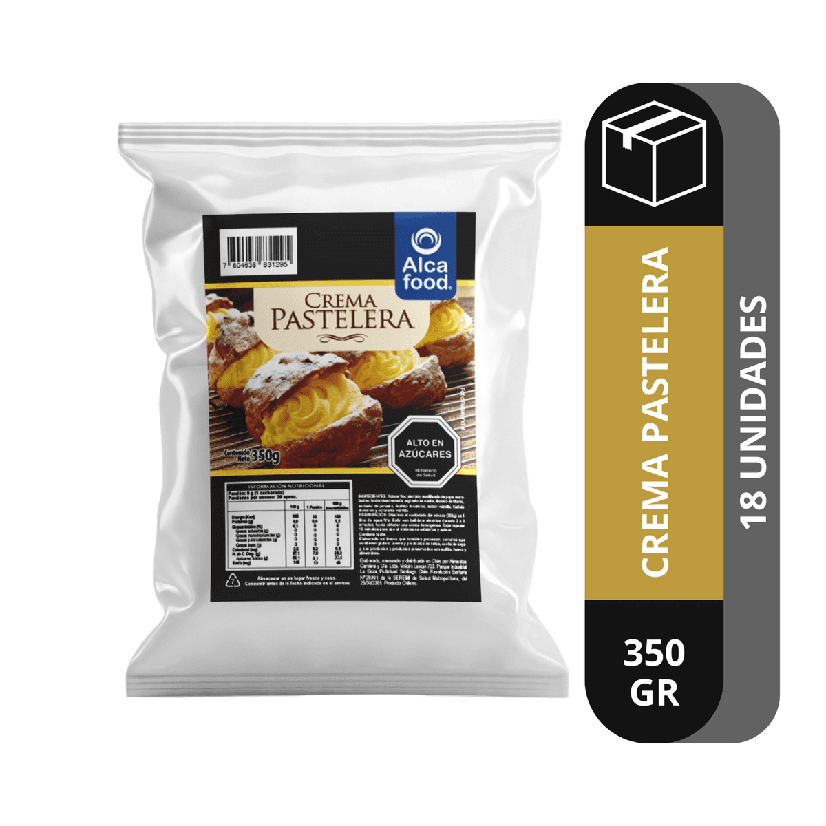 Caja Crema Pastelera 350g