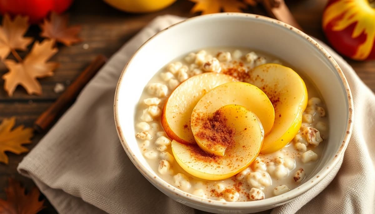 Bowl de Avena Caliente con Manzana
