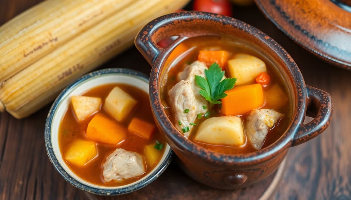 Cazuela de Pollo con Verduras Frescas