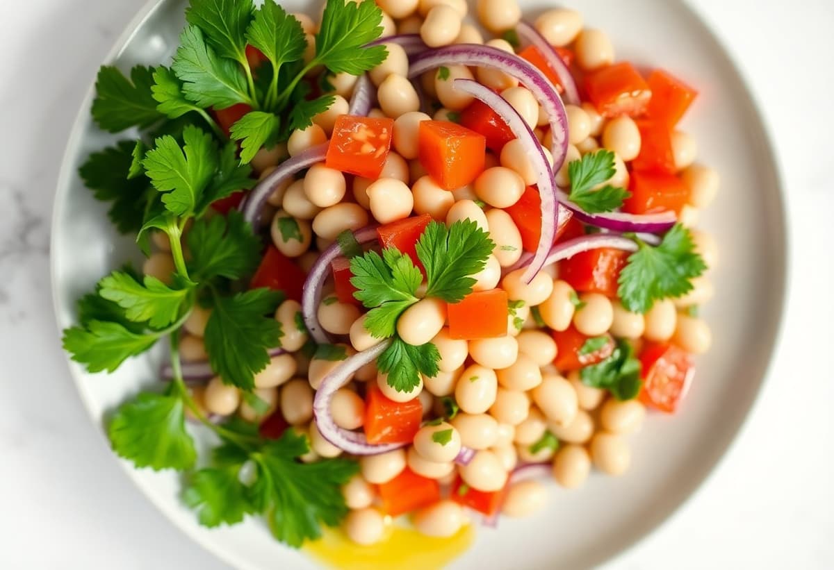 Ensalada de Porotos con Cebolla
