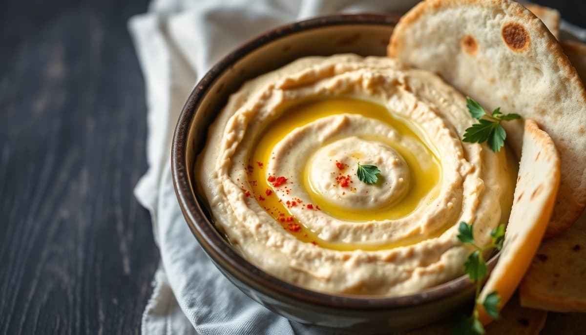 Hummus Rapido Casero