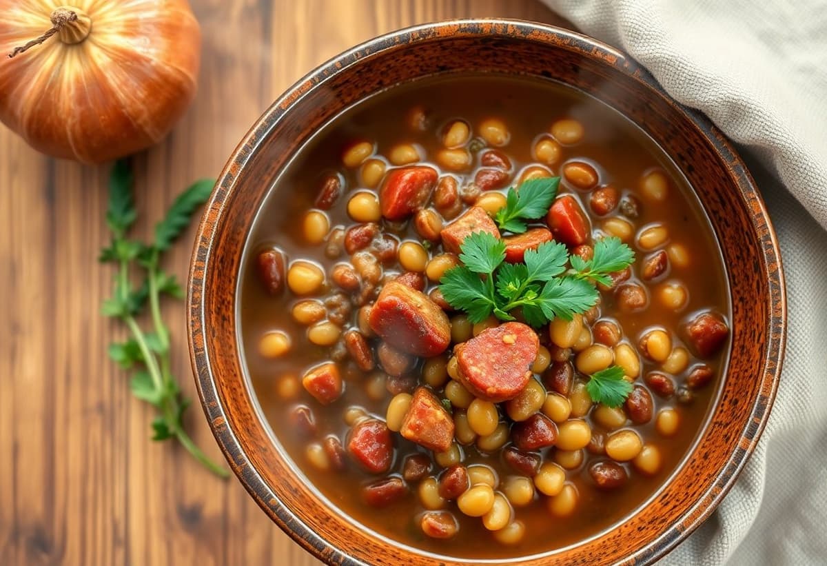 Lentejas con Chorizo Ahumado