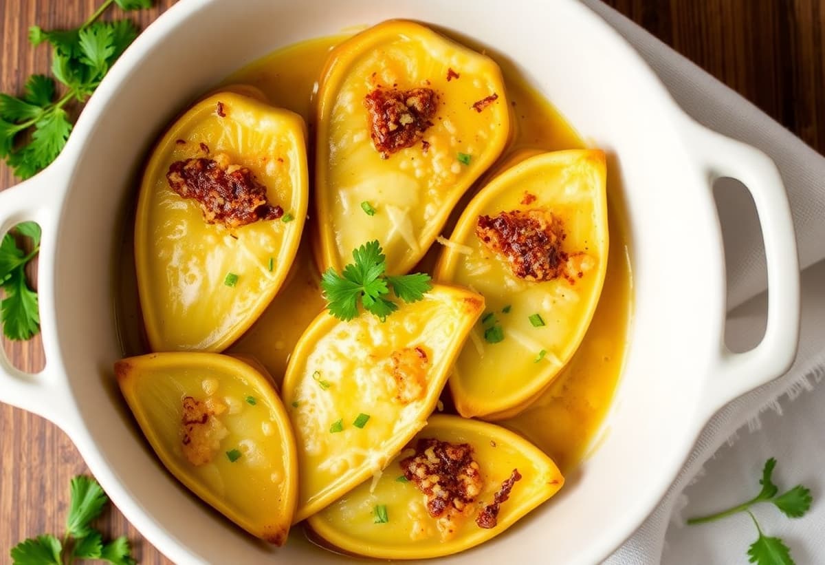 Palmitos a la Parmesana