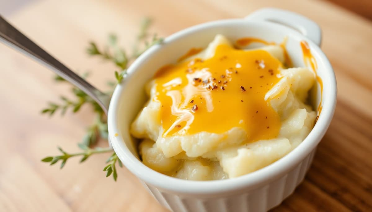 Pure para Uno con Quesos Fundidos y Crutones