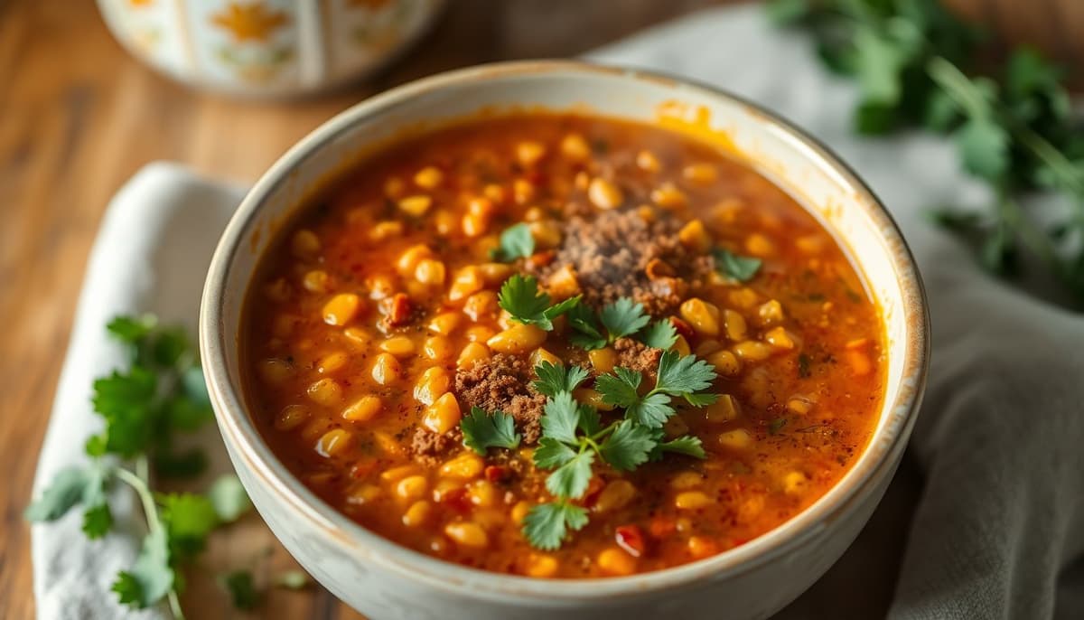 Sopa de Lentejas Especiada