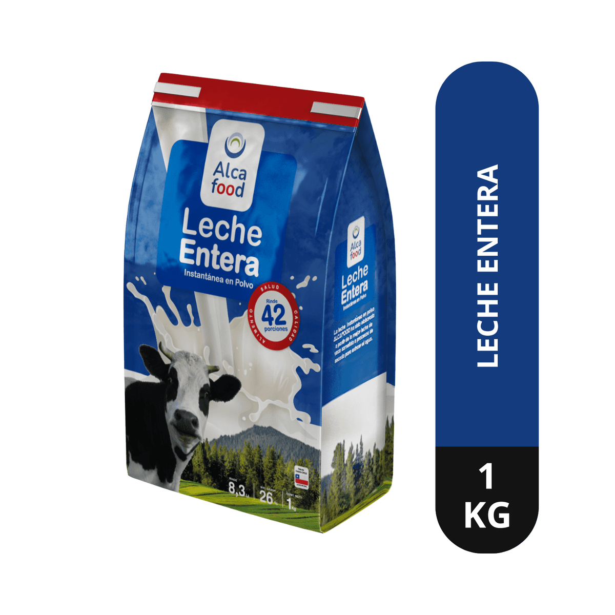 Leche entera 26% 1kg