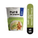 Puré para Uno con Ciboullete en Vaso con Trocitos de Pollo 49g