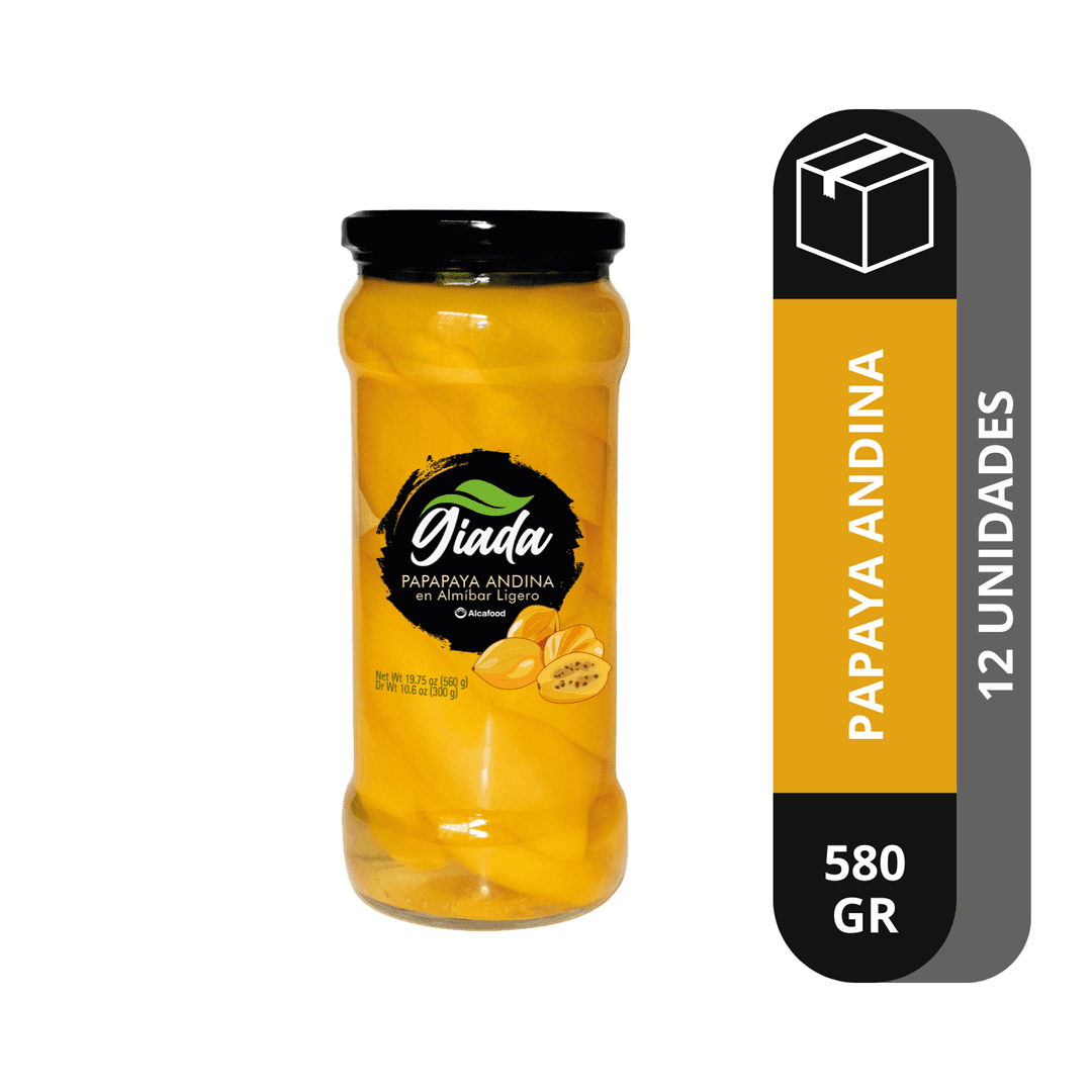 Caja Papaya Andina al Jugo 580 g