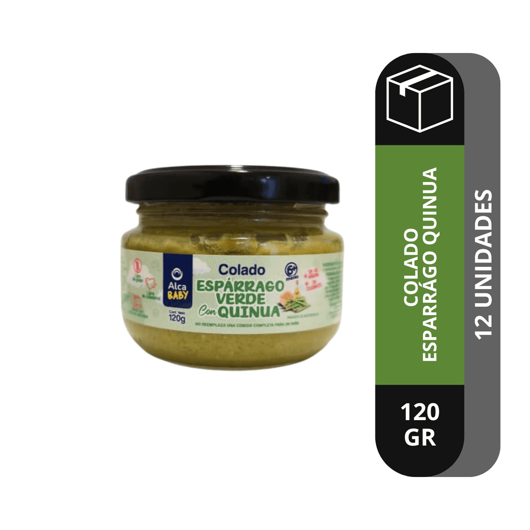 Caja Colado Espárrago Verde con Quinua 120 g