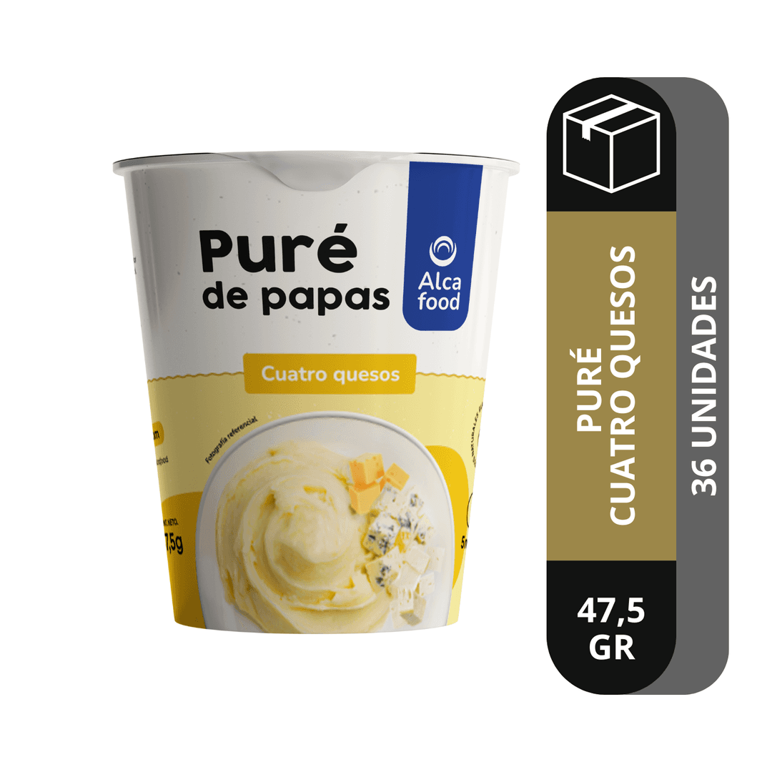 Caja Puré para Uno Cuatro Quesos 47,5g