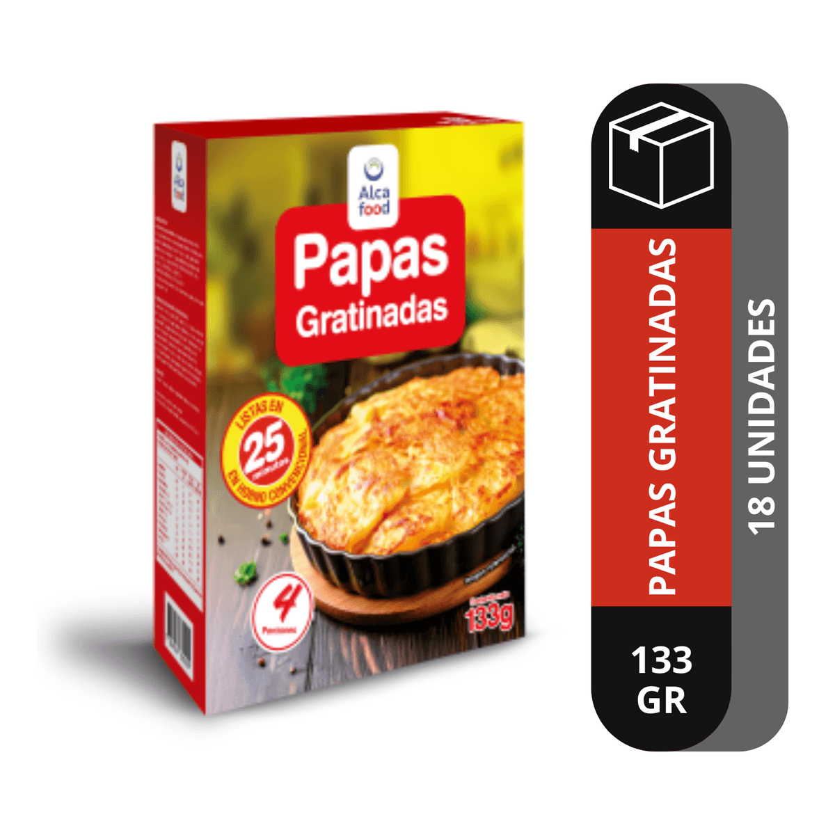 Cajas Papas Gratinadas 133g