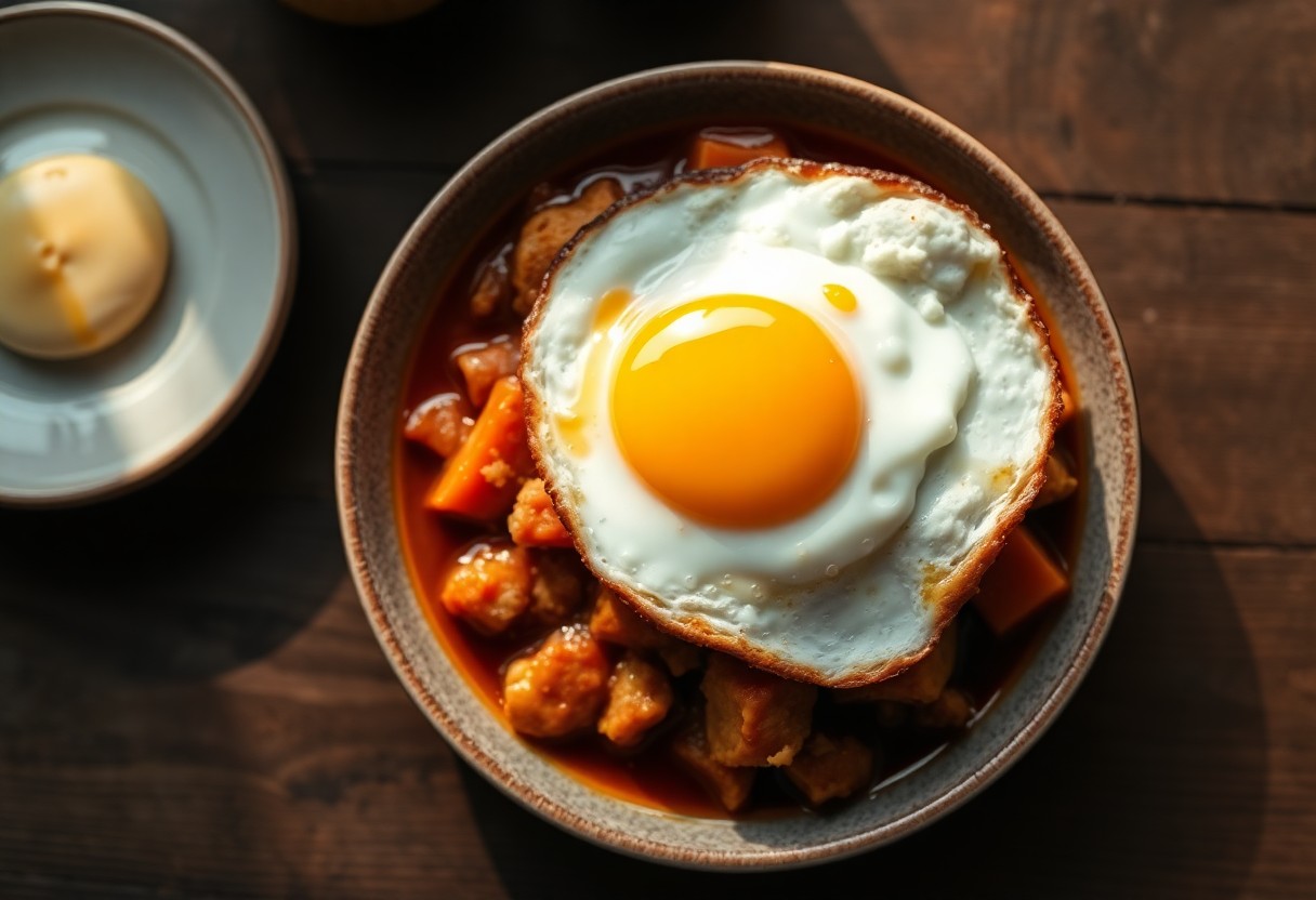 Charquicán con Huevo Frito