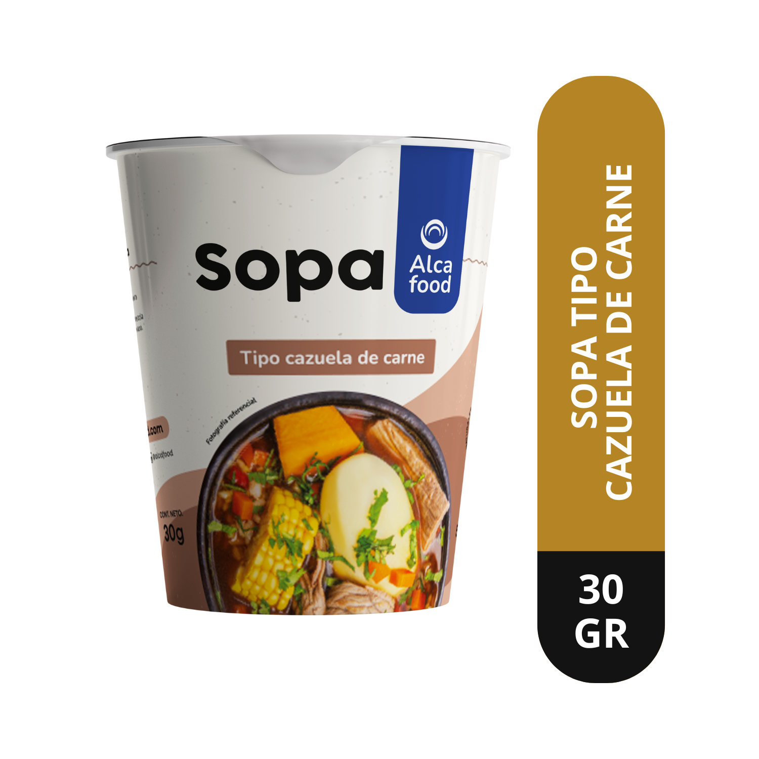Sopa Cazuela Carne 30 Gr - Unitario